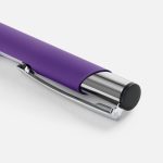 Ручка шариковая Keskus Soft Touch, фиолетовая — изображение 3