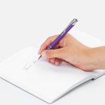 Ручка шариковая Keskus Soft Touch, фиолетовая — изображение 5