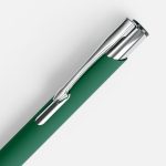 Ручка шариковая Keskus Soft Touch, зеленая — изображение 4