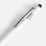 Ручка шариковая Pointer Soft Touch со стилусом, белая — изображение 3