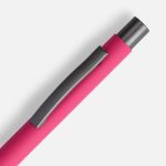 Ручка шариковая Atento Soft Touch, розовая — изображение 3