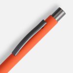 Ручка шариковая Atento Soft Touch, оранжевая — изображение 3