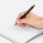 Ручка шариковая Atento Soft Touch, черная — изображение 4