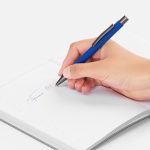 Ручка шариковая Atento Soft Touch, ярко-синяя — изображение 4