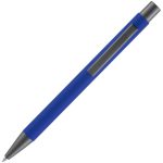 Ручка шариковая Atento Soft Touch, ярко-синяя — изображение 3