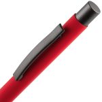 Ручка шариковая Atento Soft Touch, красная — изображение 4