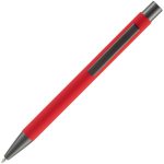 Ручка шариковая Atento Soft Touch, красная — изображение 3