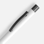 Ручка шариковая Atento Soft Touch, белая — изображение 3