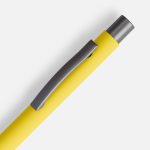 Ручка шариковая Atento Soft Touch, желтая — изображение 3