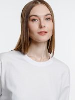 Футболка оверсайз унисекс Base Space, белая — изображение 7