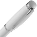 Ручка шариковая Letra Chrome, глянцевая, белая — изображение 4