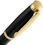 Ручка шариковая Letra Gold, глянцевая, черная — изображение 4