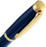 Ручка шариковая Letra Gold, глянцевая, темно-синяя — изображение 4