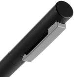 Ручка шариковая Inkolor, черная с серым — изображение 4