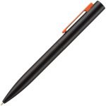 Ручка шариковая Inkolor, черная с оранжевым — изображение 3