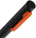 Ручка шариковая Inkolor, черная с оранжевым — изображение 4