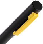 Ручка шариковая Inkolor, черная с желтым — изображение 4