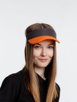 Козырек Grand Slam, темно-серый с оранжевым — изображение 5