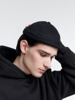 Кепка без козырька Marinero, черная — изображение 7