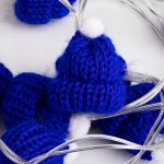 Гирлянда Cosy Poms, синяя — изображение 4