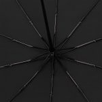 Зонт складной Cloudburst в подарочной упаковке, черный — изображение 3