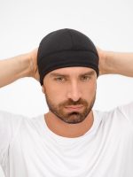 Шапка спортивная GoHead, черная — изображение 5