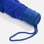 Зонт складной Basic, синий — изображение 5