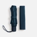 Зонт складной Basic, темно-синий — изображение 4