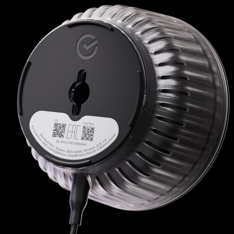 Умная колонка SberBoom Mini 2, черная — изображение 4