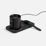 Беспроводное зарядное устройство с подогревом кружки Hot Task, черное — изображение 3