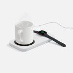 Беспроводное зарядное устройство с подогревом кружки Hot Task, белое — изображение 3