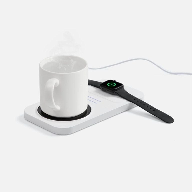 Беспроводное зарядное устройство с подогревом кружки Hot Task, белое — изображение 3