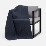 Плед вафельный Elenglect, темно-серый — изображение 4