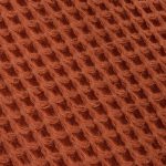 Плед вафельный Elenglect, оранжевый — изображение 3