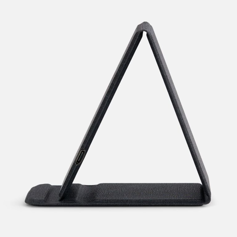 Подставка для смартфона с беспроводной зарядкой Kickstand, серая — изображение 5