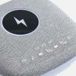 Bluetooth-колонка с беспроводной зарядкой и подсветкой Terrafonic, серая — изображение 6
