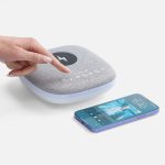 Bluetooth-колонка с беспроводной зарядкой и подсветкой Terrafonic, серая — изображение 7