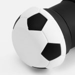 Складная бутылка для воды Football Flex, белая с черным — изображение 5
