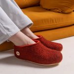 Домашние валенки Cant, красно-коричневые (терракот) — изображение 5