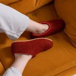 Домашние валенки Cant, красно-коричневые (терракот) — изображение 7
