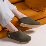 Домашние валенки Cant, зеленые (олива) — изображение 7