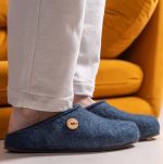 Домашние валенки Step, темно-синие (индиго) — изображение 6