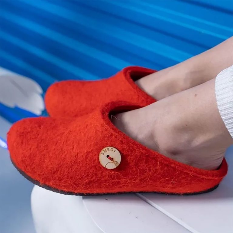 Домашние валенки Step, красные — изображение 6