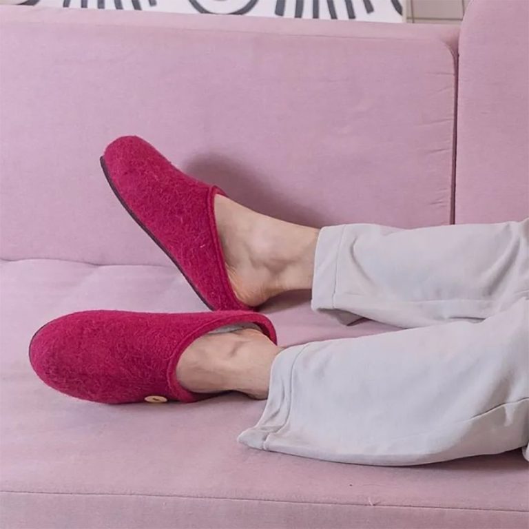 Домашние валенки Step, розовые (вереск) — изображение 7