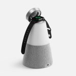 Bluetooth-колонка с беспроводной зарядкой и подсветкой Cone Sonance, серая — изображение 3