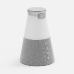 Bluetooth-колонка с беспроводной зарядкой и подсветкой Cone Sonance, серая — изображение 5