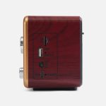 Bluetooth-колонка с радио Listenberg, коричневая — изображение 6