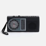 Bluetooth-колонка с радио Comradio, черная — изображение 4