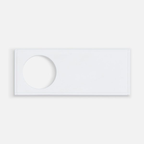 Лейбл из ПВХ с вырубкой «Круг»