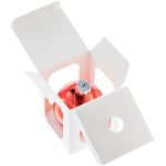 Елочный шар Finery Gloss, 10 см, глянцевый красный — изображение 5